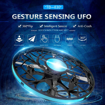 AIXIYI TB-830 Mini Gesture Sensing UFO Indoor Infrared Hovering Interactive Obstacle Avoidance Aircraft Toy
AIXIYI TB-830 Mini Gesture Sensing UFO Indoor Infrared Hovering Interactive Obstacle Avoidance Aircraft Toy