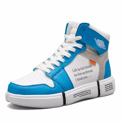 Trend 2018 Mens Shoes Black High Top Lace-up Autumn Winter Casual Shoes For Men Boys Sneakers red white skateboarding shoes
Trend 2018 Mens Shoes Black High Top Lace-up Autumn Winter Casual Shoes For Men Boys Sneakers red white skateboarding shoes