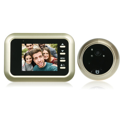 24" LCD Digital Peephole Viewer 160°Door Eye Doorbell HD IR Camera Night Vision Three Working Modes Optional Photo TakingVideo R
24" LCD Digital Peephole Viewer 160°Door Eye Doorbell HD IR Camera Night Vision Three Working Modes Optional Photo TakingVideo R
