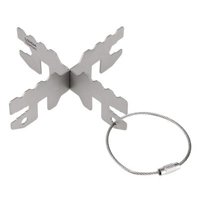 Lixada Titanium Alcohol Stove Rack Cross Stand Outdoor Camping Stove Stand Support Rack
Lixada Titanium Alcohol Stove Rack Cross Stand Outdoor Camping Stove Stand Support Rack