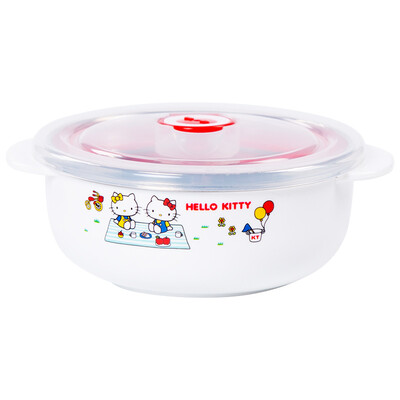 HELLO KITTY Hello Kitty Childrens Tableware Baby Childrens Bowl Cup Soup Bowl Stainless Steel Cover Anti-scalding Training Bowl Water Insulation KT-3649W White 350ML Double Handle Bowl
HELLO KITTY Hello Kitty Childrens Tableware Baby Childrens Bowl Cup Soup Bowl Stainless Steel Cover Anti-scalding Training Bowl Water Insulation KT-3649W White 350ML Double Handle Bowl