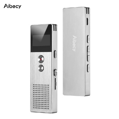 Aibecy M23 8GB16GB Professional Digital Voice Recorder MP3 Muisc Player Audio Activated Recording with Loudspeaker Card Slot for
Aibecy M23 8GB16GB Professional Digital Voice Recorder MP3 Muisc Player Audio Activated Recording with Loudspeaker Card Slot for
