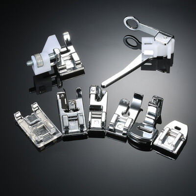8pcs Professional Domestic Sewing Machine Presser Foot Set Hem Foot Spare Parts Accessories for Singer Feiyue Janome Brother
8pcs Professional Domestic Sewing Machine Presser Foot Set Hem Foot Spare Parts Accessories for Singer Feiyue Janome Brother