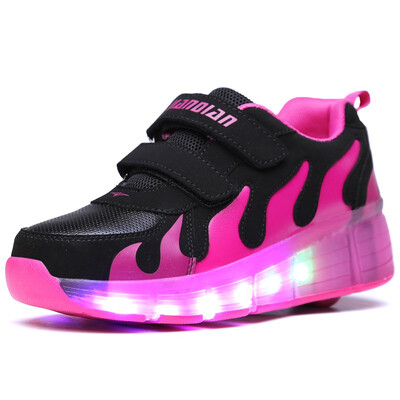 NEW Children Glowing Sneakers Fashion Boys Girls With LED Light Up Flashing Kids Sneakers Breathable Sport Casual Roller Shoes
NEW Children Glowing Sneakers Fashion Boys Girls With LED Light Up Flashing Kids Sneakers Breathable Sport Casual Roller Shoes