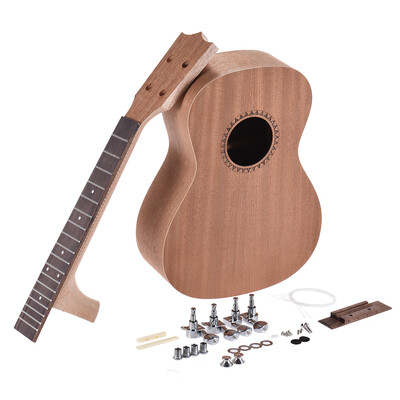 26in Tenor Ukelele Ukulele Hawaii Guitar DIY Kit Sapele Wood Body Rosewood Fingerboard with Pegs String Bridge Nut
26in Tenor Ukelele Ukulele Hawaii Guitar DIY Kit Sapele Wood Body Rosewood Fingerboard with Pegs String Bridge Nut