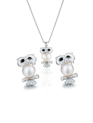 925 Sterling Silver Angel Owl Shape Pendant Necklaces Studs Earrings for Women Girls Jewelry Sets Gifts
925 Sterling Silver Angel Owl Shape Pendant Necklaces Studs Earrings for Women Girls Jewelry Sets Gifts