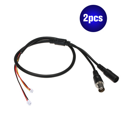 2PCSLot 60cm 5 Pin Analog BNC Video Cable Power Lead Wire F Video & DC Jack Female Cord for Analog CCTV Camera PCB Board White
2PCSLot 60cm 5 Pin Analog BNC Video Cable Power Lead Wire F Video & DC Jack Female Cord for Analog CCTV Camera PCB Board White