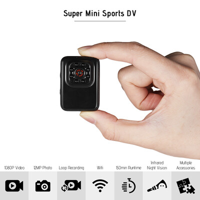 R3 WiFi 1080P HD Mini Sports DV Action Camera Camcorder Car DVR Video Recorder with Night Vision Mounting Set
R3 WiFi 1080P HD Mini Sports DV Action Camera Camcorder Car DVR Video Recorder with Night Vision Mounting Set