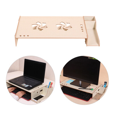 Elevated Wood Computer Monitor Stand Riser Laptop Shelf Desk Organizer with Keyboard Storage Adjustable Height for Office School
Elevated Wood Computer Monitor Stand Riser Laptop Shelf Desk Organizer with Keyboard Storage Adjustable Height for Office School