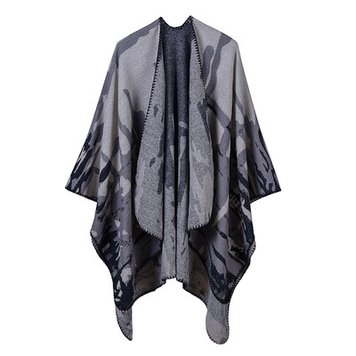 Women Shawl Poncho Faux Cashmere Colorblock Camouflage Drape Long Oversized Warm Elegant Knitted Cape
Women Shawl Poncho Faux Cashmere Colorblock Camouflage Drape Long Oversized Warm Elegant Knitted Cape