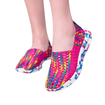 Women Slip-On Round Toe Spring Shoes Woven Flats Breathable Shallow Mouth Lazy Slip Resistant Comfort Shoes
Women Slip-On Round Toe Spring Shoes Woven Flats Breathable Shallow Mouth Lazy Slip Resistant Comfort Shoes