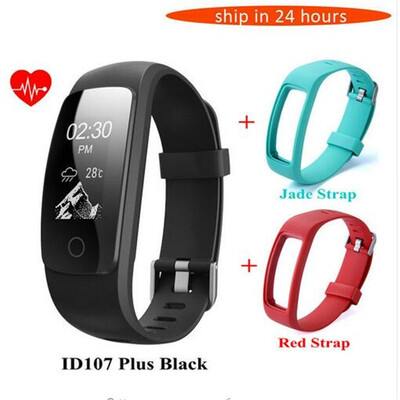 GPS Smart Band ID107 Plus ID107 HR Fitness Bluetooth Bracelet Activity Sports Tracker Wristband with Heart Rate Tracker