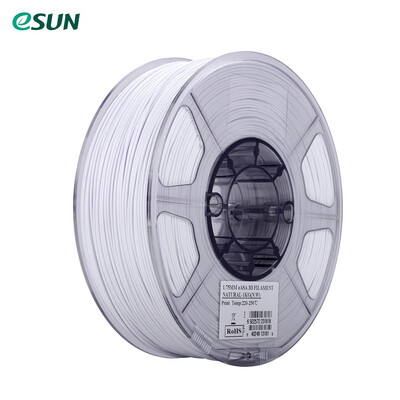 eSUN eASA 175mm Modified Resin 3D Printer Filament 1KG 22lb Spool Material Refills Black Consumables
eSUN eASA 175mm Modified Resin 3D Printer Filament 1KG 22lb Spool Material Refills Black Consumables