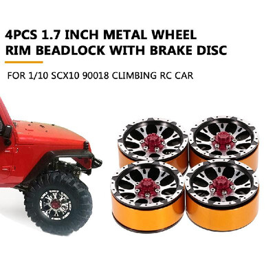 4Pcs 17 Inch Metal Wheel Rim Beadlock with Brake Disc for 110 SCX10 90018 Climbing RC Car
4Pcs 17 Inch Metal Wheel Rim Beadlock with Brake Disc for 110 SCX10 90018 Climbing RC Car
