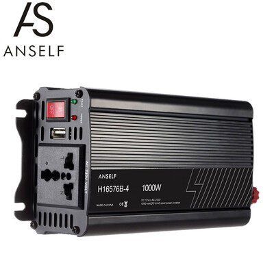 Anself 1500W DC12V to AC220-240V AC Household Solar Power Inverter Converter Modified Sine Wave Form
Anself 1500W DC12V to AC220-240V AC Household Solar Power Inverter Converter Modified Sine Wave Form