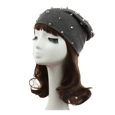 New Fashion Unisex Men Women Beanie Rivet Decoration Solid Design Hip-Hop Slouch Headwear Hat
New Fashion Unisex Men Women Beanie Rivet Decoration Solid Design Hip-Hop Slouch Headwear Hat