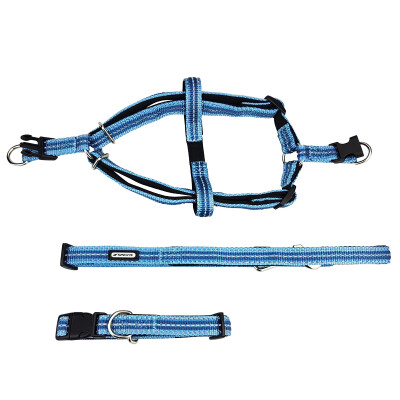 Suomila dog leash collar chest strap three-piece suit explosion-proof punching telescopic dog chain small dog Teddy pet supplies blue
Suomila dog leash collar chest strap three-piece suit explosion-proof punching telescopic dog chain small dog Teddy pet supplies blue