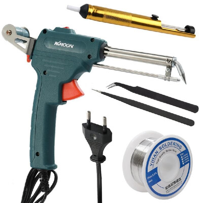 KKmoon 60W 110-230V Manual Soldering Machine Household Electric Iron Set Handheld Soldering Iron Rework Station Soldering Tool Kit
KKmoon 60W 110-230V Manual Soldering Machine Household Electric Iron Set Handheld Soldering Iron Rework Station Soldering Tool Kit