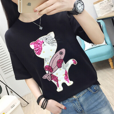 JOY OF JOY Jingdong Womens 2019 Summer New Casual Ins Half Sleeve T-Shirt Womens Round Neck Bottoming Shirt Loose Top Women JWTD191869 Black XL
JOY OF JOY Jingdong Womens 2019 Summer New Casual Ins Half Sleeve T-Shirt Womens Round Neck Bottoming Shirt Loose Top Women JWTD191869 Black XL