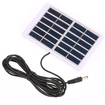 Solar Charger 12W6V With 5521 DC Output 3M Cable Battery Charger Polycrystalline Solar Panel 84130mm For GardenTrafficEmergen
Solar Charger 12W6V With 5521 DC Output 3M Cable Battery Charger Polycrystalline Solar Panel 84130mm For GardenTrafficEmergen