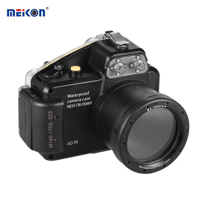 MEIKON Camera Waterproof Diving Housing Protective Case Cover Underwater 40m 130ft for Sony NEX-5N18-55MM
MEIKON Camera Waterproof Diving Housing Protective Case Cover Underwater 40m 130ft for Sony NEX-5N18-55MM