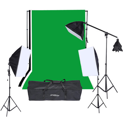 Andoer Photography Studio Portrait Product Light Lighting Tent Kit Photo Video Equipment 9 135W Light Bulb2Softbox with 4in1
Andoer Photography Studio Portrait Product Light Lighting Tent Kit Photo Video Equipment 9 135W Light Bulb2Softbox with 4in1
