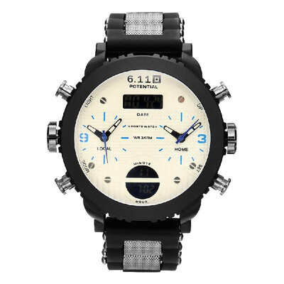 611 Men Outdoor Sport Silica Gel Band Watches Multi-Functional Waterproof Digital Wristwatches
611 Men Outdoor Sport Silica Gel Band Watches Multi-Functional Waterproof Digital Wristwatches