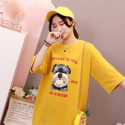 JOY OF JOY Jingdong Womens 2019 Summer New Korean ulzzang Half Sleeve T-Shirt Loose Casual Short Sleeve T-Shirt Female JWTD191857 Yellow
JOY OF JOY Jingdong Womens 2019 Summer New Korean ulzzang Half Sleeve T-Shirt Loose Casual Short Sleeve T-Shirt Female JWTD191857 Yellow