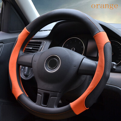 Auto Interior Protection Accessories Fashion red blue gray Multi-color Breathable Micro Fiber Leather car Steering Wheel Cover
Auto Interior Protection Accessories Fashion red blue gray Multi-color Breathable Micro Fiber Leather car Steering Wheel Cover