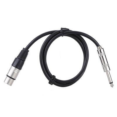 3ft XLR Female Socket to 635mm 14" Male Jack Plug Stereo Audio Cable Cord Wire for Mic Mixer Amplifier Sound Card
3ft XLR Female Socket to 635mm 14" Male Jack Plug Stereo Audio Cable Cord Wire for Mic Mixer Amplifier Sound Card