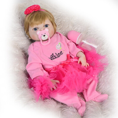 Full Vinyl Reborn Baby Doll Toys Real Like Princess 23 Lifelike Alive Reborn Dolls Fiber Hair bebe Toddler Xmas Gifts
Full Vinyl Reborn Baby Doll Toys Real Like Princess 23 Lifelike Alive Reborn Dolls Fiber Hair bebe Toddler Xmas Gifts
