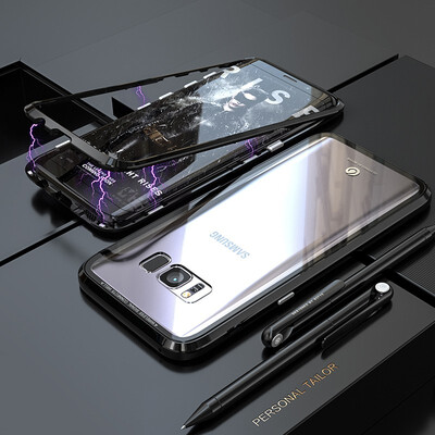 Upgrade Magnetic Flip Case For Samsung Galaxy S8 Plus Case Magnet Metal Bumper Tempered Glass Cover For Samsung Galaxy S8 Plus
Upgrade Magnetic Flip Case For Samsung Galaxy S8 Plus Case Magnet Metal Bumper Tempered Glass Cover For Samsung Galaxy S8 Plus