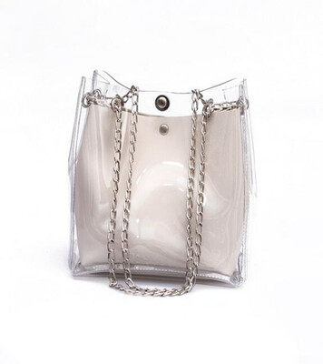2pcsset Crossbody Bags for Women 2018 PU Chain Messenger Bags Clear Jelly Transparent PVC Bags Candy Colour Tote Bolsos Mujer
2pcsset Crossbody Bags for Women 2018 PU Chain Messenger Bags Clear Jelly Transparent PVC Bags Candy Colour Tote Bolsos Mujer