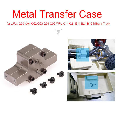 Upgrade RC Car Metal Transfer Case for JJRC Q60 Q61 Q62 Q63 Q64 Q65 WPL C14 C24 B14 B24 B16 Military Truck
Upgrade RC Car Metal Transfer Case for JJRC Q60 Q61 Q62 Q63 Q64 Q65 WPL C14 C24 B14 B24 B16 Military Truck