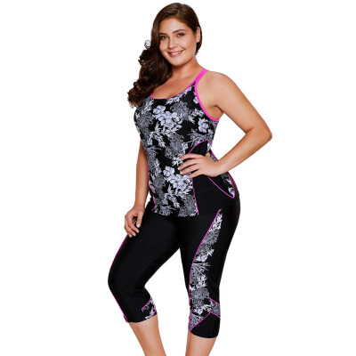 Womens Plus Size Surf Swimwear Floral Printed Bikini Set Two Piece Swimsuit Short Swimsuit
Womens Plus Size Surf Swimwear Floral Printed Bikini Set Two Piece Swimsuit Short Swimsuit