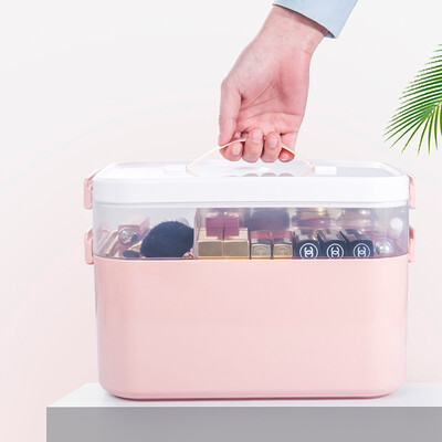 Vilscijon Wei Jian Household Medicine Box Multi-function Drug Storage Box Plastic Multi-layer Cosmetic Storage Box 6663 Medium Pink
Vilscijon Wei Jian Household Medicine Box Multi-function Drug Storage Box Plastic Multi-layer Cosmetic Storage Box 6663 Medium Pink