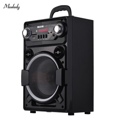 Muslady KL-709 Portable Wireless BT Speaker Colorful LED Light Built-in Rechargeable Battery With Memory Card Slot USB AUX Microph
Muslady KL-709 Portable Wireless BT Speaker Colorful LED Light Built-in Rechargeable Battery With Memory Card Slot USB AUX Microph