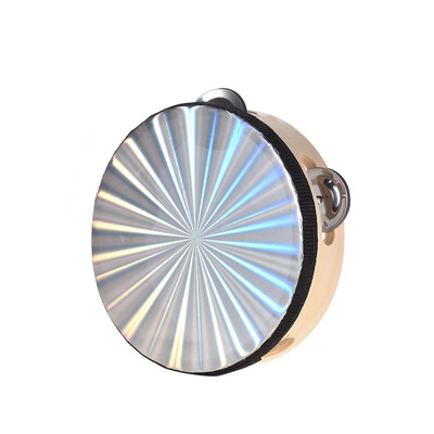 10 Inch Wooden Radiant Tambourine Handbell Hand Drum with Single Row Jingles Reflective Drum Head Percussion Instrument Musical To
10 Inch Wooden Radiant Tambourine Handbell Hand Drum with Single Row Jingles Reflective Drum Head Percussion Instrument Musical To