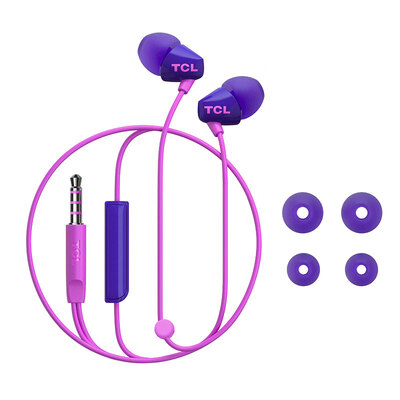 TCL SOCL100 in-ear headphones wired line control dynamic drive clear balance sound quality lilac purple vivo Huawei glory oppo apple millet red rice plus universal
TCL SOCL100 in-ear headphones wired line control dynamic drive clear balance sound quality lilac purple vivo Huawei glory oppo apple millet red rice plus universal
