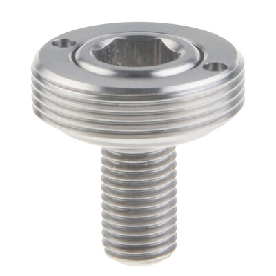 Wanyifa Titanium Crank Bolt Road Bike Cycling Ti Screw Extractor Sleeve M8x15mm