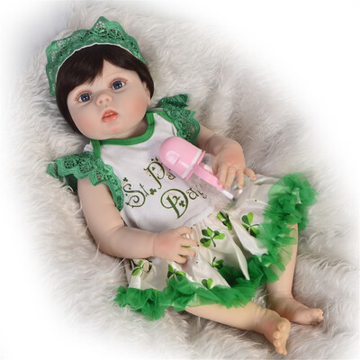 Cute 11 Inch Reborn Baby Dolls 57 Cm Full Silicone Vinyl Newborn Girl Babies Sleeping Alive Baby Toys For Kids Holiday Xmas Gift
Cute 11 Inch Reborn Baby Dolls 57 Cm Full Silicone Vinyl Newborn Girl Babies Sleeping Alive Baby Toys For Kids Holiday Xmas Gift