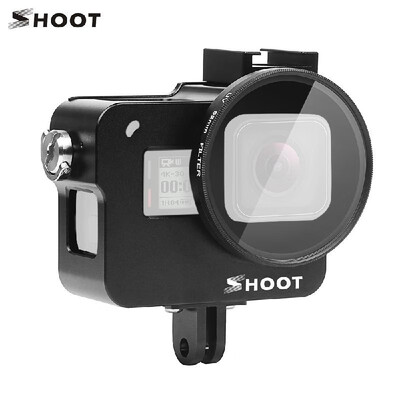 SHOOT XTGP505A Protective Aluminum Alloy Camera Cage Skeleton Housing Case with 52mm UV Filter for GoPro Hero 7 BlackHero 6Hero
SHOOT XTGP505A Protective Aluminum Alloy Camera Cage Skeleton Housing Case with 52mm UV Filter for GoPro Hero 7 BlackHero 6Hero