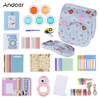 Andoer 14 in 1 Accessories Kit for Fujifilm Instax Mini 888s9 w Camera CaseStrapStickerSelfie Lens5Colored FilterAlbum
Andoer 14 in 1 Accessories Kit for Fujifilm Instax Mini 888s9 w Camera CaseStrapStickerSelfie Lens5Colored FilterAlbum