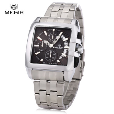 MEGIR M2018 Men Square Dial Quartz Watch Chronograph Water Resistance Calendar Wristwatch
MEGIR M2018 Men Square Dial Quartz Watch Chronograph Water Resistance Calendar Wristwatch