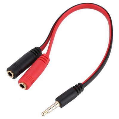 35mm Stereo Audio Male to 2 Female Y Splitter Mic Earphone Headphone Headset Jack Adapter Cable for Smartphone Tablet PC
35mm Stereo Audio Male to 2 Female Y Splitter Mic Earphone Headphone Headset Jack Adapter Cable for Smartphone Tablet PC