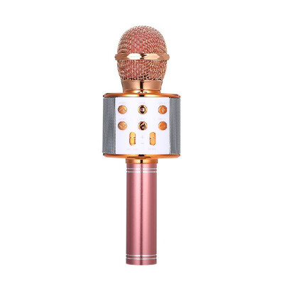 BT Wireless Microphone Speaker Handheld Karaoke Mic Portable Music Player Singing Recorder KTV Microphones Silver
BT Wireless Microphone Speaker Handheld Karaoke Mic Portable Music Player Singing Recorder KTV Microphones Silver