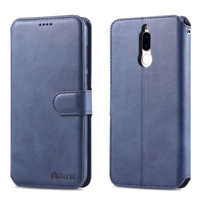 MOONCASE Huawei Mate 10 Lite Dallas Series Leather Case - Blue