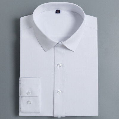 Caesar KAISER Bamboo fiber long-sleeved shirt mens business casual hot-free slim shirt solid color youth professional shirt KS870 white 41
Caesar KAISER Bamboo fiber long-sleeved shirt mens business casual hot-free slim shirt solid color youth professional shirt KS870 white 41