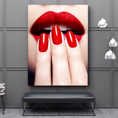 Canvas Art Posters Portrait Red Lips Picture Painting Home Decoration For Living Room Bathroom No Frame 50x100cm20x40"
Canvas Art Posters Portrait Red Lips Picture Painting Home Decoration For Living Room Bathroom No Frame 50x100cm20x40"