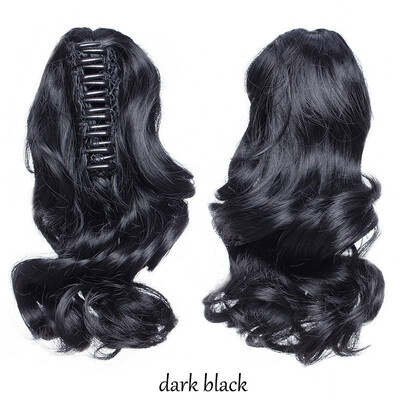 Adjustable Messy Style Ponytail Hair Extension with Jaw Claw Synthetic Hair-Piece&Braids Ponytail hair